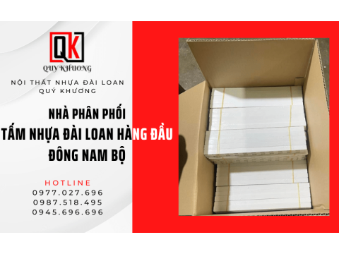 Tìm nhà phân phối tấm nhựa Đài Loan chính hãng? Đến Nội Thất Nhựa Quý Khương