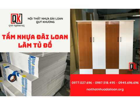 Tất tần tật thông tin về tấm nhựa Đài Loan được dùng làm tủ đồ