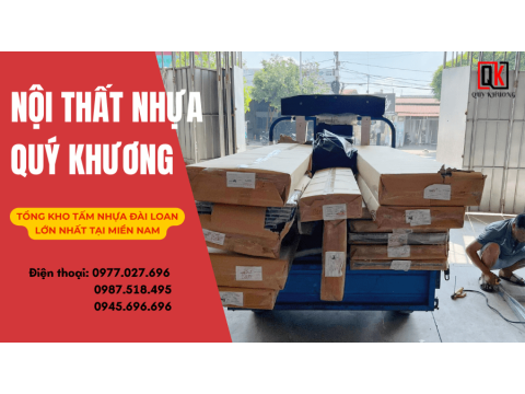 Tổng kho cung cấp tấm nhựa Đài Loan chính hãng lớn nhất miền Nam