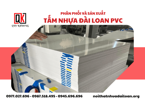 Tổng kho phân phối và sản xuất tấm nhựa đài loan PVC uy tín - giá rẻ