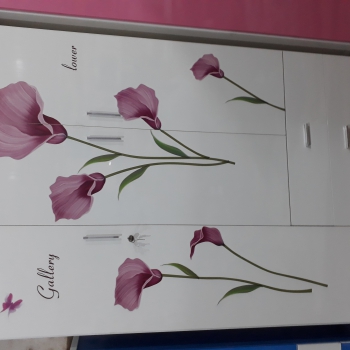 Tủ trẻ em 3 buồng màu trắng 