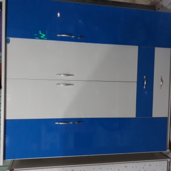 Tử 4 buồng màu xanh dương 