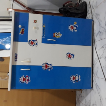 Tử trẻ em 3 buồng màu xanh dương 