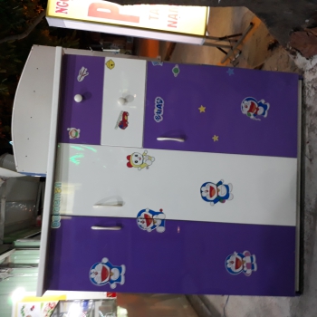 Tử trẻ em 3 buồng màu tím 