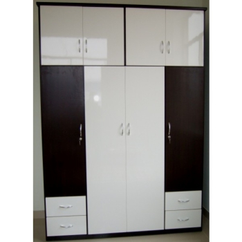 Tủ nhựa Nâu trắng