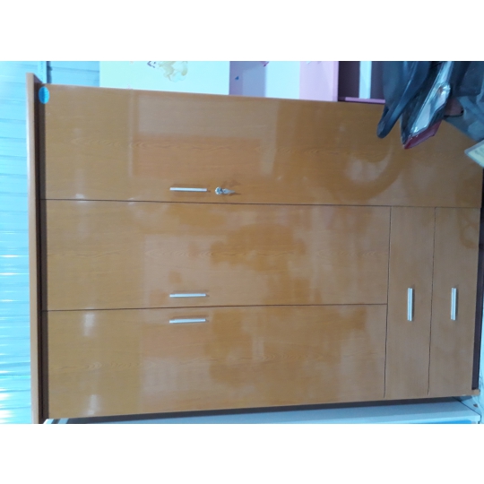 Tử 3 buồng màu gỗ 