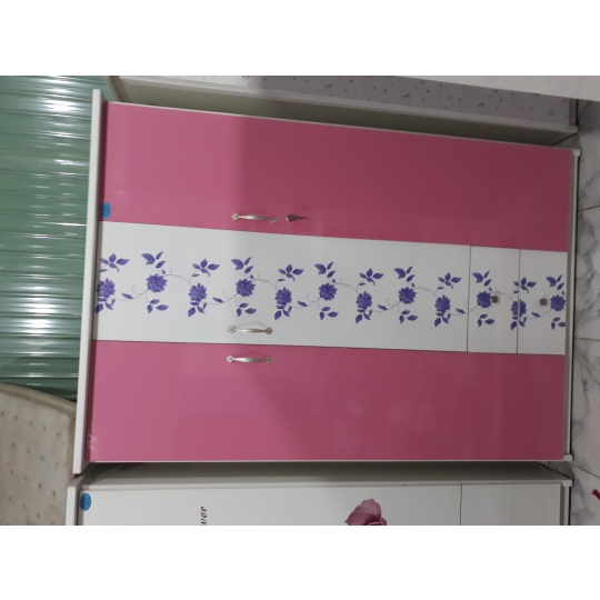 Tử 3 buồng màu hồng 