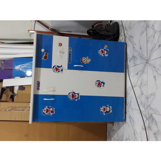Tử trẻ em 3 buồng màu xanh dương 