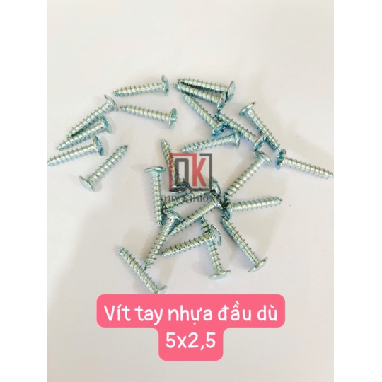 VIT TAY NHỰA ĐẦU DÙ 5X2.5