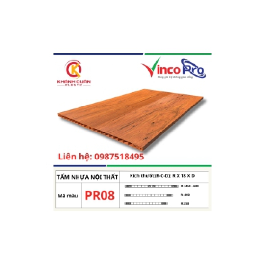 Tấm nhựa vincopro PR08