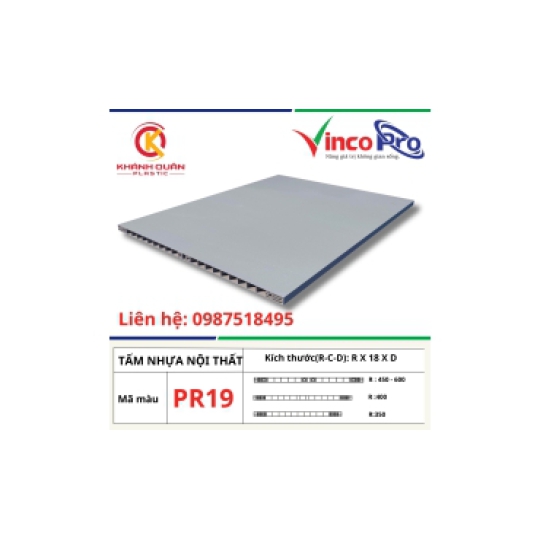 Tấm nhựa vincopro PR19
