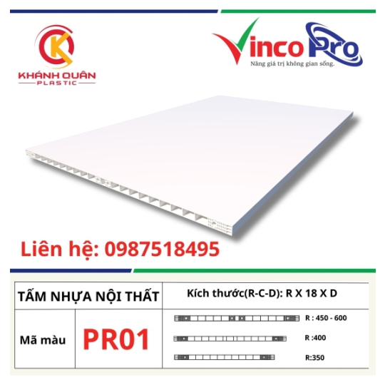 Tấm nhựa vincopro PR01