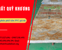 Tấm PVC giả đá chất lượng, giá tốt tại Tổng kho phân phối Quý Khương